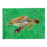 Caroline'S Treasures 8675Plmt Turtle Swim 2 Fabric Placemat, Multicolor