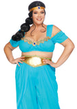Leg Avenue 3 PC Sexy Desert Princess, inc Turquoise Color