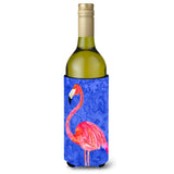 Pink Flamingo Wine Bottle Beverage Insulator Beverage Insulator Hugger