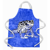 Caroline'S Treasures 8687Apron Frog On Blue Apron, Large, Multicolor