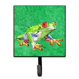 Caroline'S Treasures 8688Sh4 Frog Leash Holder Or Key Hook, Small, Multicolor
