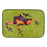 Caroline'S Treasures Frog Dish Drying Mat, 14 X 21, Multicolor