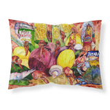 Caroline'S Treasures 8698Pillowcase Crawfish With Spices And Corn Fabric Standard Pillowcase, Large, Multicolor