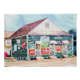 Caroline'S Treasures 8704Plmt River Shack Fabric Placemat, Multicolor