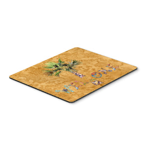 Caroline'S Treasures Welcome Palm Tree On Gold Mouse Pad/Hot Pad/Trivet (8709Mp)