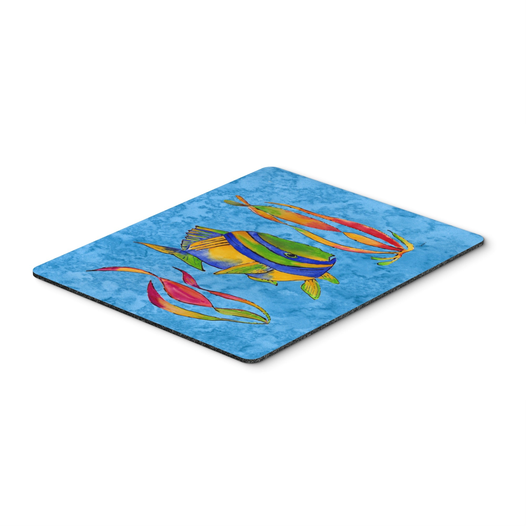 Caroline'S Treasures Troical Fish & Seaweed On Blue Mouse Pad/Hot Pad/Trivet (8713Mp)