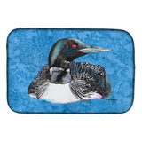 Caroline'S Treasures Loon Dish Drying Mat, 14 X 21, Multicolor
