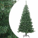 'Vidaxl 8 Ft Artificial Christmas Tree - Dense And Stunning Green Pvc Tree With Steel Stand - Perfect For Indoor And Outdoor Christmas Decorations