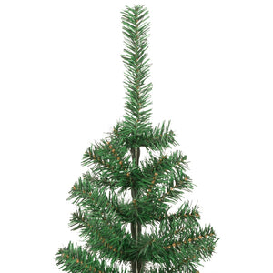 'Vidaxl 8 Ft Artificial Christmas Tree - Dense And Stunning Green Pvc Tree With Steel Stand - Perfect For Indoor And Outdoor Christmas Decorations