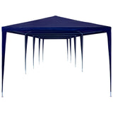 'Vidaxl Party Tent - Huge Sized 9.8'X39.4' Pe Material - Uv And Water Resistant Outdoor Canopy- Rust Resistant Steel Frame Easy Assembly - Blue