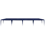 'Vidaxl Party Tent - Huge Sized 9.8'X39.4' Pe Material - Uv And Water Resistant Outdoor Canopy- Rust Resistant Steel Frame Easy Assembly - Blue