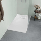 vidaXL Shower Base Tray SMC White 35.4x27.6