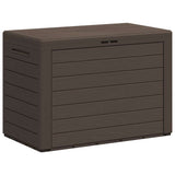 vidaXL Patio Storage Box Brown 30.7x17.3x21.7