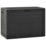 vidaXL Patio Storage Box Anthracite 38.7x17.3x21.7