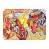 Caroline'S Treasures Lobster With Old Bay Floor Mat, 19 X 27, Multicolor