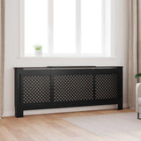 vidaXL MDF Radiator Cover Black 80.7