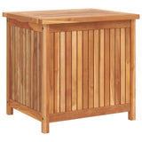 Vidaxl Patio Storage Box 23.6X19.7X22.8 Solid Teak Wood -Like New