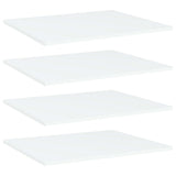 vidaXL Bookshelf Boards 4 pcs White 23.6x19.7x0.6 Engineered Wood