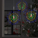 Vidaxl Outdoor Christmas Firecrack Lights 10Pcs Multicolor 7.9'' 1400Leds