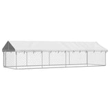 Vidaxl Outdoor Dog Kennel With Roof 236.2X78.7X59.1 -Like New