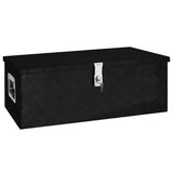 Vidaxl Storage Box Black 31.5''X15.4''X11.8'' Aluminum