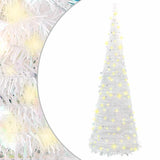 Vidaxl Artificial Christmas Tree Pop-Up 150 Leds White 70.9 -Like New