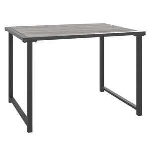 Vidaxl Anthracite Patio Table With Sturdy Steel Construction - Flexible And Portable Outdoor Furniture For Gardens, Decks And Poolside Areas