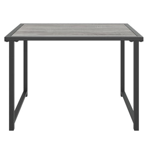 Vidaxl Anthracite Patio Table With Sturdy Steel Construction - Flexible And Portable Outdoor Furniture For Gardens, Decks And Poolside Areas