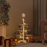 vidaXL Wooden Christmas Tree for Decoration 29.5 Solid Wood Pine