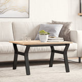 vidaXL Coffee Table Legs Y-Frame 27.6x23.6x16.9 Steel