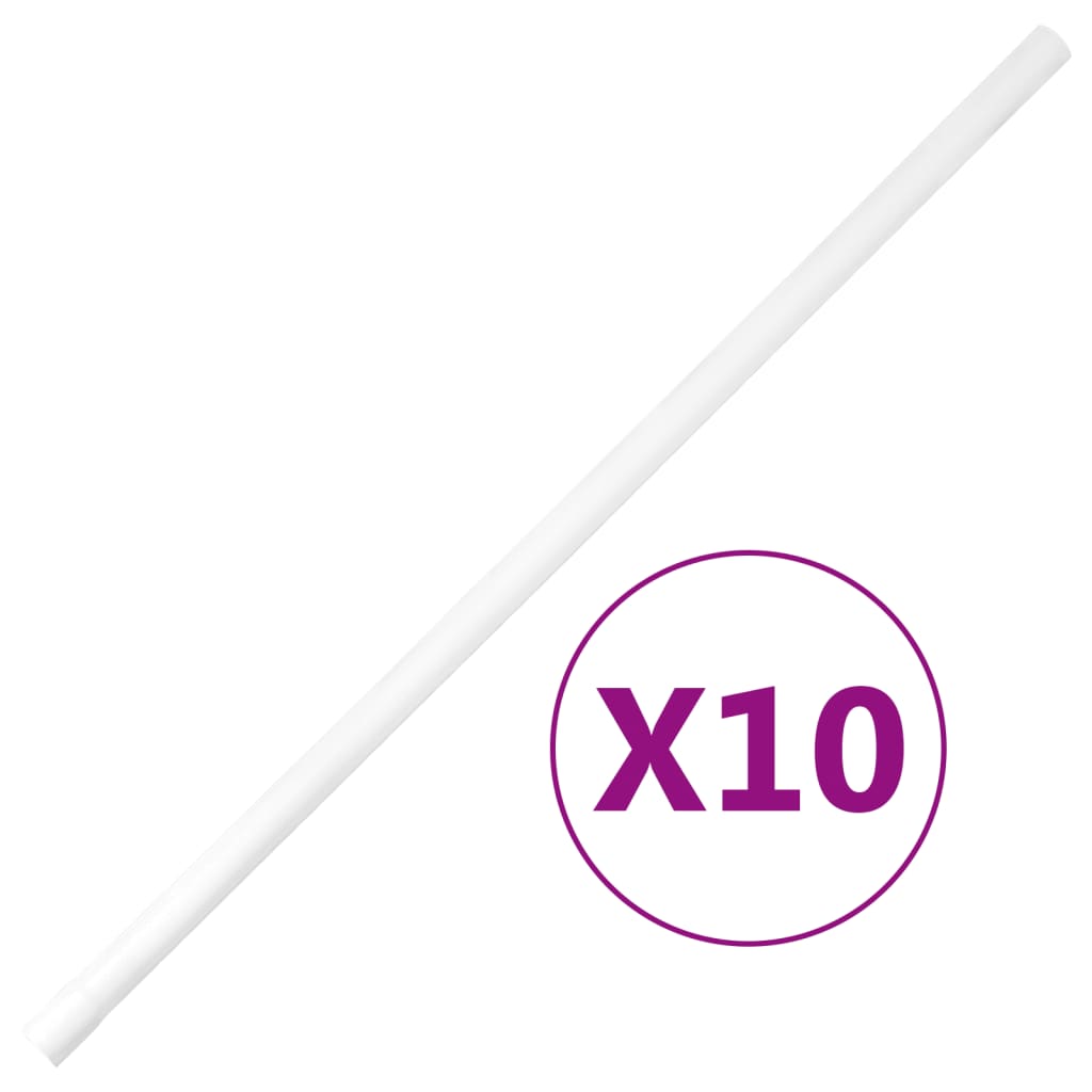 Vidaxl Pvc Cable Trunking Raceway Wire Management - Durable Cord Hider, Paintable Channel Kit For Office/Home Organization, White