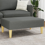 Vidaxl Footstool Dark Gray 30.3X21.7X12.2 Fabric -Like New