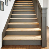 vidaXL Stair Tread Set of 2 Oak Solid oak wood 39.4 x 11.8 in Durable