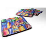 Caroline'S Treasures 8723-1Fc Lobster Bouys Foam Coasters (Set Of 4), 3.5 H X 3.5 W, Multicolor