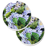Caroline'S Treasures Hydrangea Set Of 2 Cup Holder Car Coasters 8730Carc, 2.56, Multicolor
