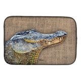 Caroline'S Treasures Alligator Dish Drying Mat, 14 X 21, Multicolor