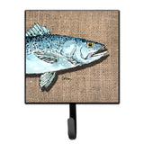 Caroline'S Treasures 8737Sh4 Speckled Trout Leash Holder Or Key Hook, Small, Multicolor