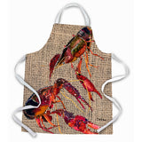 Caroline'S Treasures 8739Apron Crawfish Apron, Large, Multicolor