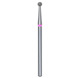 DIAMOND NAIL DRILL BIT, "BALL", RED, HEAD DIAMETER 3.5MM (FA01R035) - STALEKS™