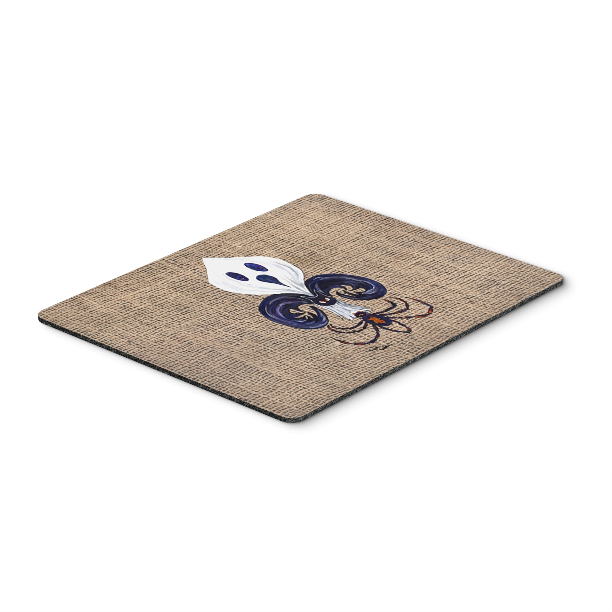 Caroline'S Treasures Mouse/Hot Pad/Trivet, Halloween Ghost Spider Bat Fleur De Lis (8749Mp)