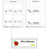Small Scored White Name Tent Cardstock, 160/Bx, 87527