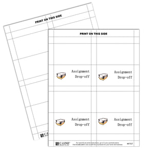 Small Scored White Name Tent Cardstock, 160/Bx, 87527