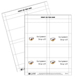 Small Scored White Name Tent Cardstock, 160/Bx, 87527