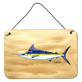 Caroline'S Treasures 8754Ds812 Swordfish On Sandy Beach Wall Or Door Hanging Prints, 8 X 12, Multicolor