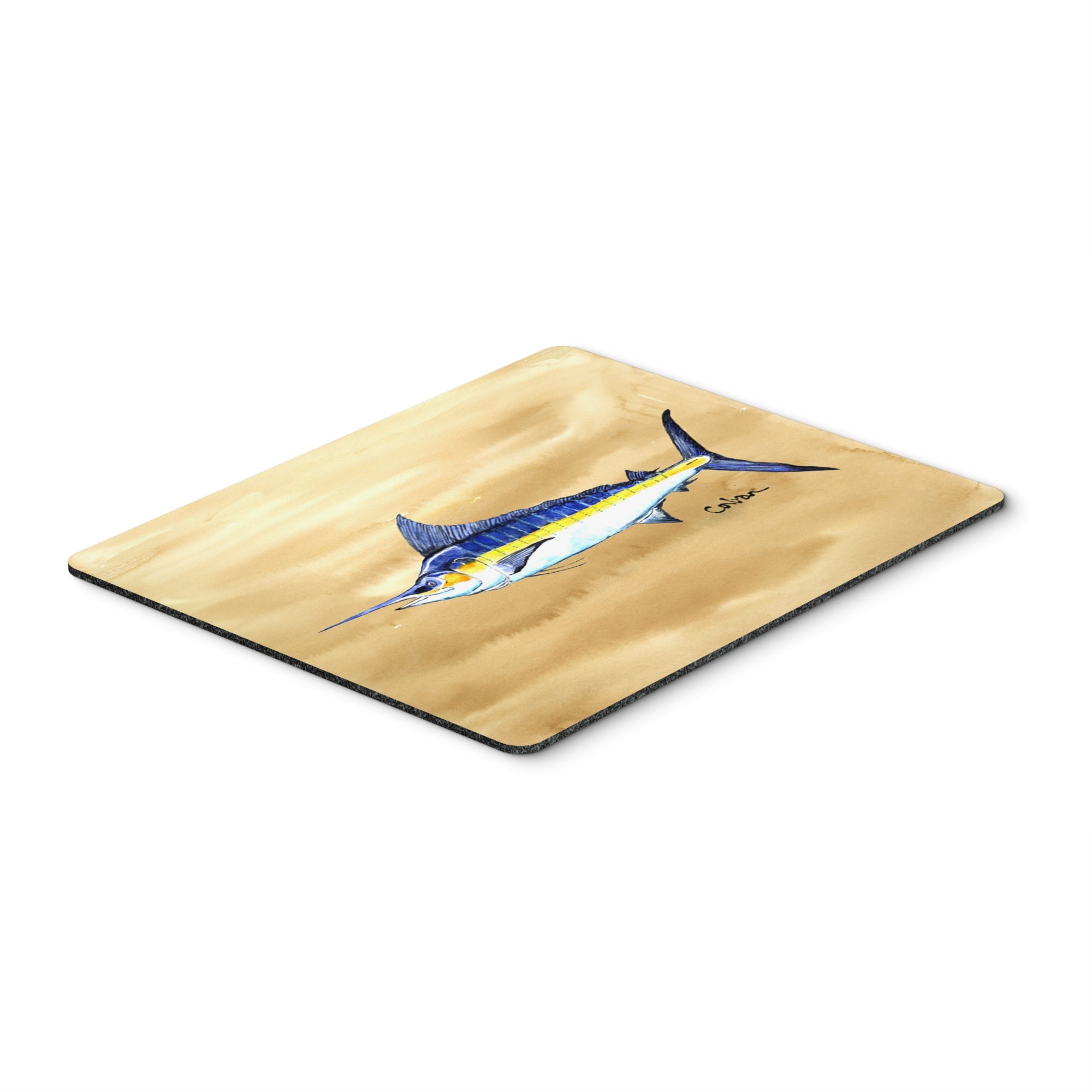 Caroline'S Treasures Swordfish On Sandy Beach Mouse Pad/Hot Pad/Trivet (8754Mp)