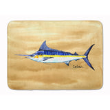 Caroline'S Treasures Swordfish On Sandy Beach Floor Mat, 19 X 27, Multicolor