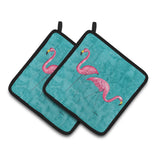 Caroline'S Treasures Welcome To The Trailer Pair Of Pot Holders 8763Pthd, 7.5Hx7.5W, Multicolor