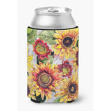 Flower - Sunflower Can Or Bottle Beverage Insulator Hugger