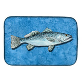 Caroline'S Treasures Fish - Trout Dish Drying Mat, 14 X 21, Multicolor