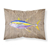 Caroline'S Treasures 8771Pillowcase Fish-Tuna Moisture Wicking Fabric Standard Pillowcase, Large, Multicolor